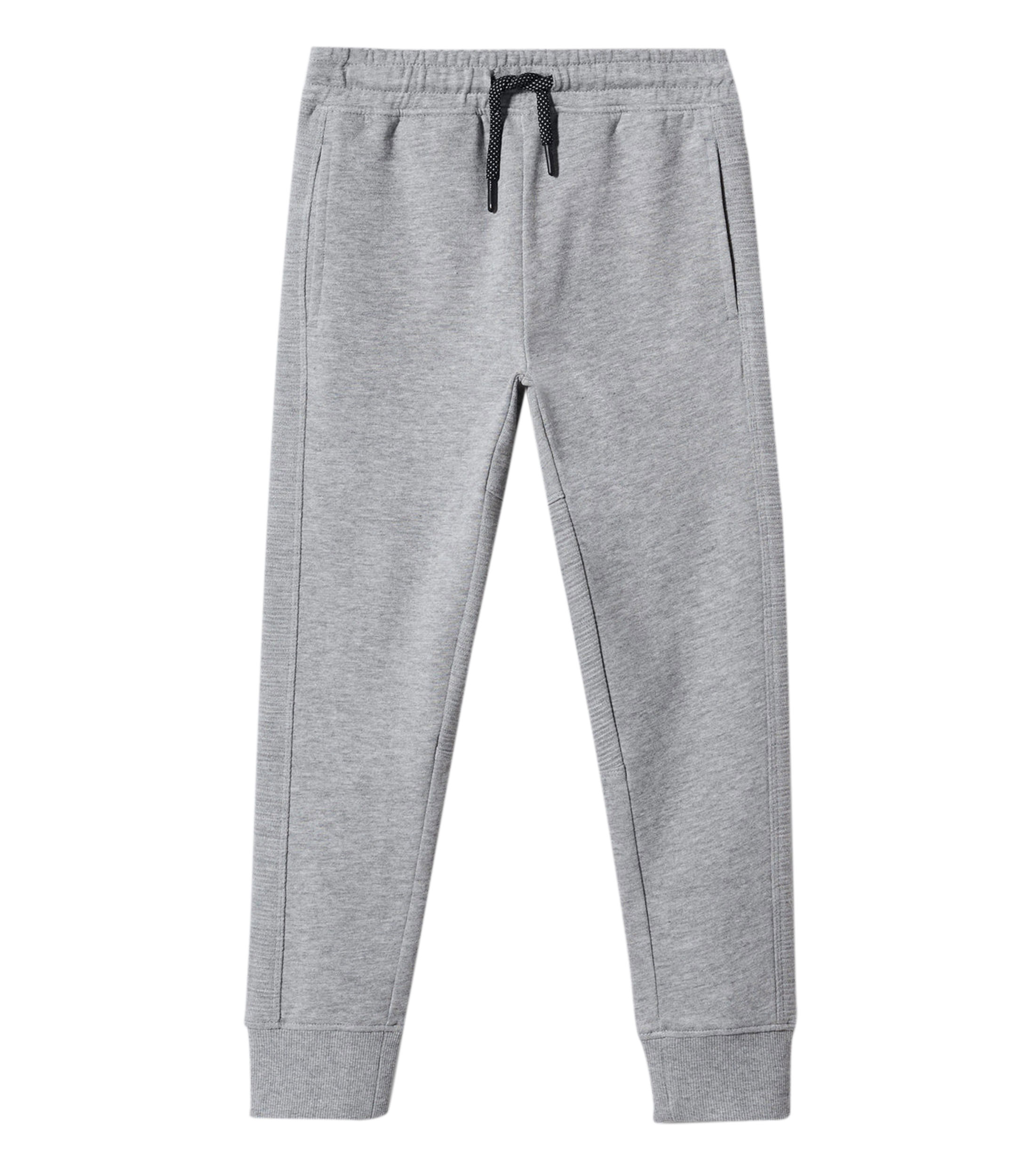 Ensemble pantalon et pull rayé fille Noir